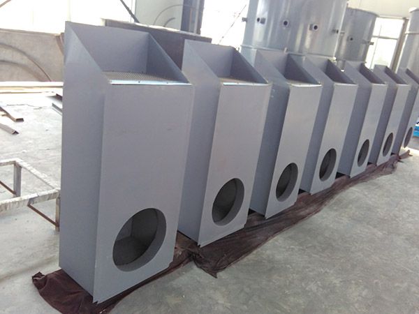 室外轴流风机进排气消声器